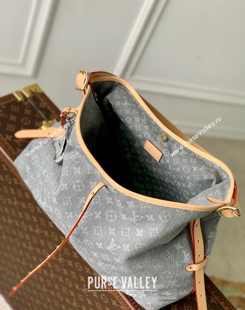 Louis Vuitton CarryAll MM bag in Cloudy Grey Certified Organic Cotton M13289 2025 (KI-250523023)