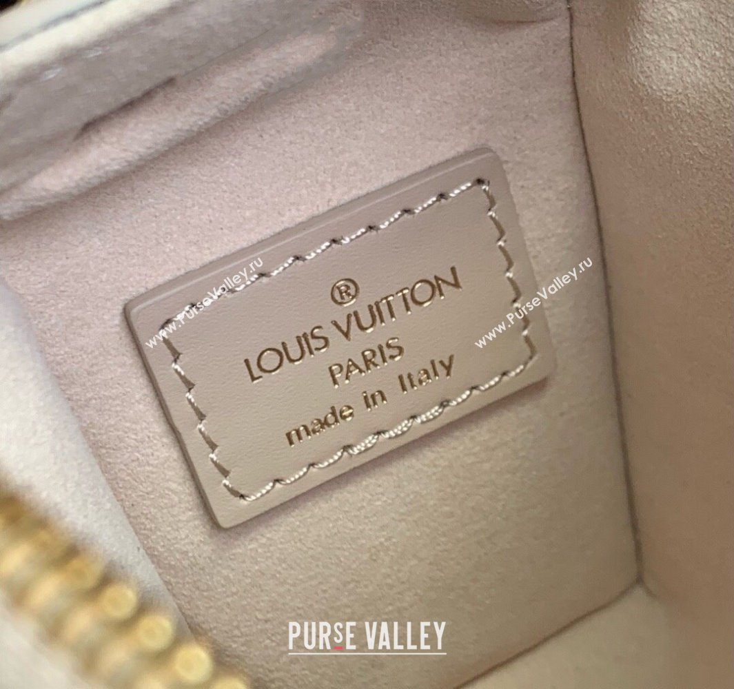 Louis Vuitton Side Trunk PM Bag in Monogram Debossed Leather Biscuit Beige 2025 M14571 (KI-250524011)
