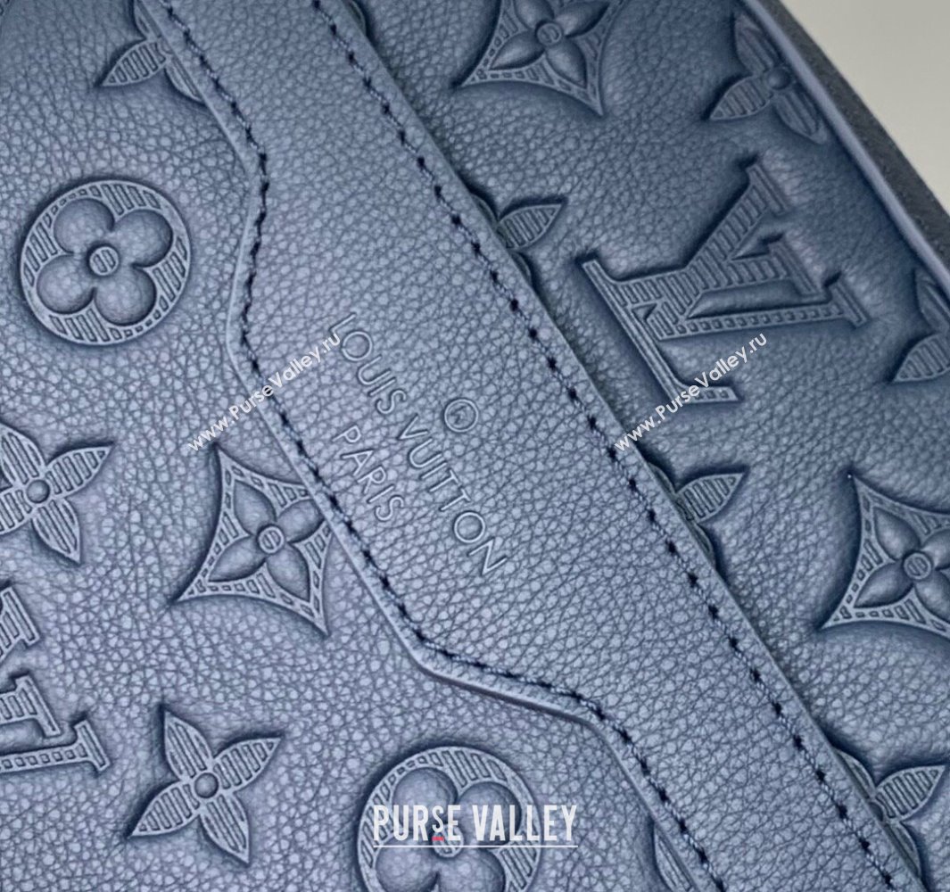Louis Vuitton Trio Messenger bag in Navy Blue Monogram Shadow Leather M14785 2025 (KI-250523084)