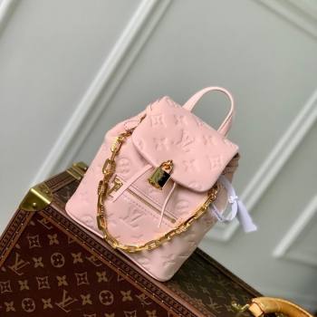 Louis Vuitton Coussin Backpack Mini Bag in Monogram Lambskin Leather M13387 Pink 2025 (KI-250524014)