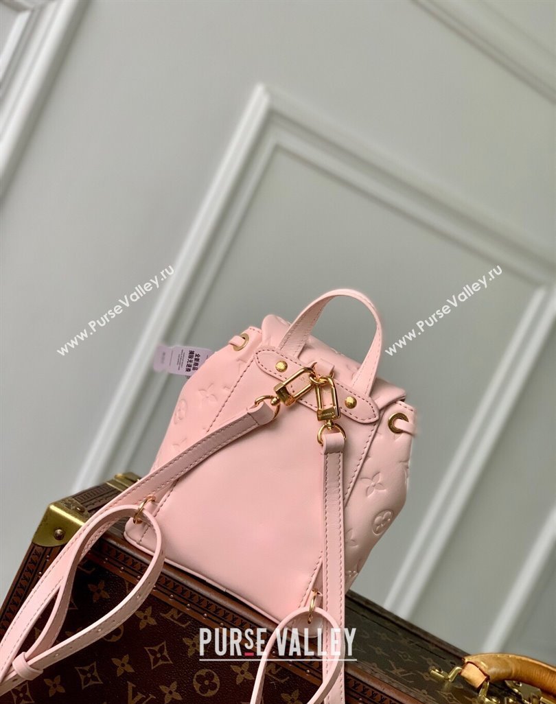 Louis Vuitton Coussin Backpack Mini Bag in Monogram Lambskin Leather M13387 Pink 2025 (KI-250524014)