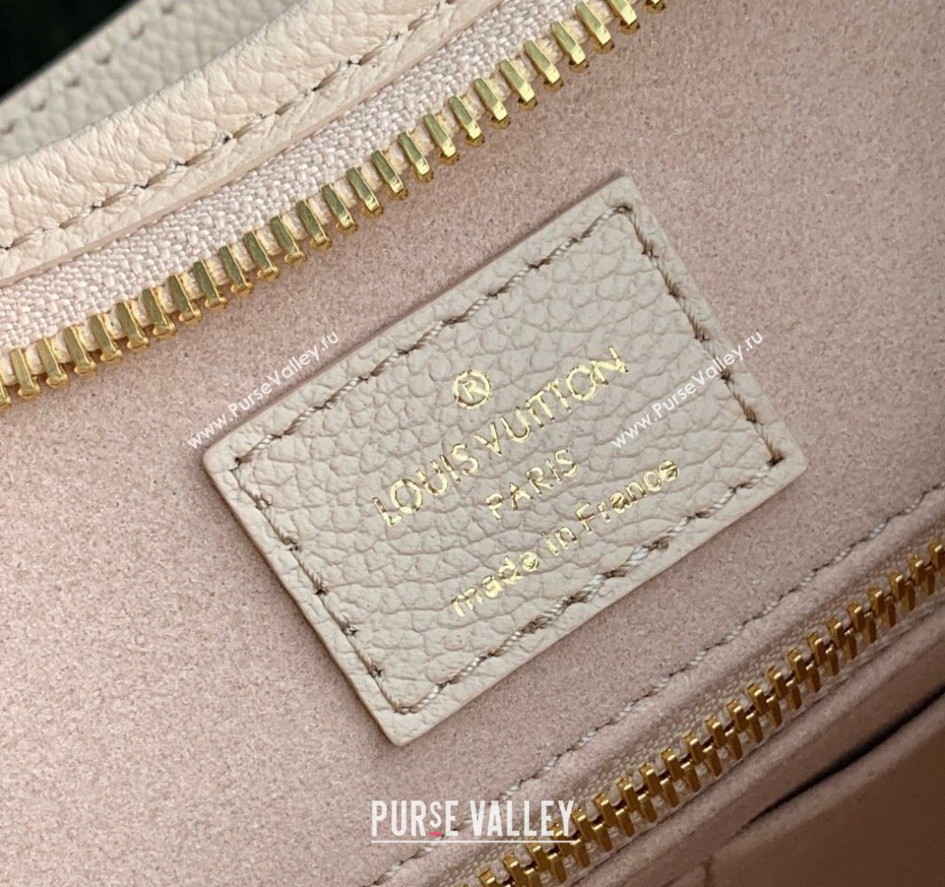 Louis Vuitton CarryAll PM Bag in Embossed Grained Cowhide Leather M14321 Sand Beige 2025 (KI-250523037)