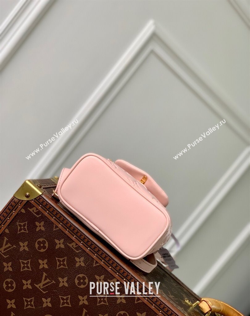 Louis Vuitton Coussin Backpack Mini Bag in Monogram Lambskin Leather M13387 Pink 2025 (KI-250524014)