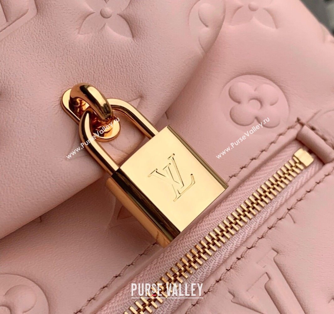 Louis Vuitton Coussin Backpack Mini Bag in Monogram Lambskin Leather M13387 Pink 2025 (KI-250524014)