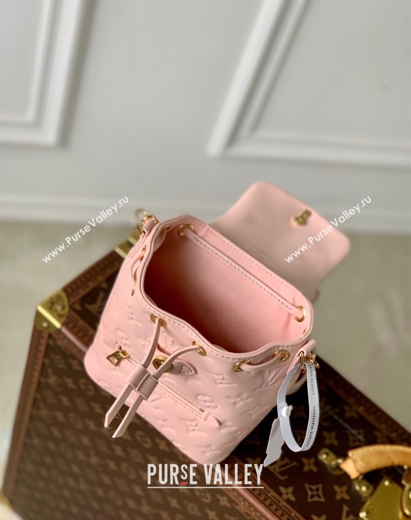 Louis Vuitton Coussin Backpack Mini Bag in Monogram Lambskin Leather M13387 Pink 2025 (KI-250524014)