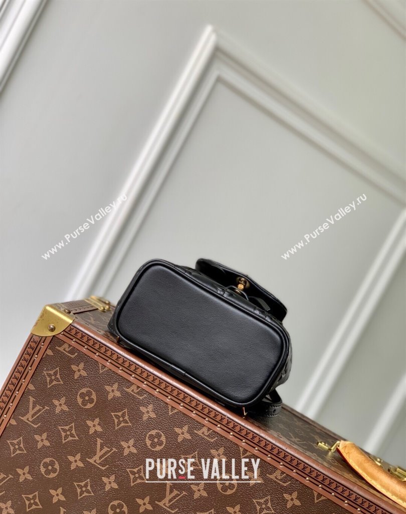 Louis Vuitton Coussin Backpack Mini Bag in Monogram Lambskin Leather M13387 Black 2025 (KI-250524015)