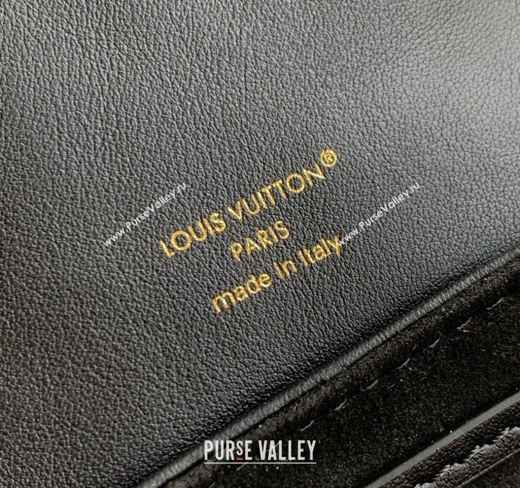 Louis Vuitton Coussin Backpack Mini Bag in Monogram Lambskin Leather M13387 Black 2025 (KI-250524015)