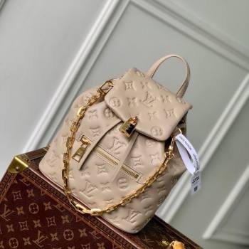 Louis Vuitton Coussin Backpack PM Bag M13357 Monogram Lambskin Leather Beige 2025 (KI-250524017)