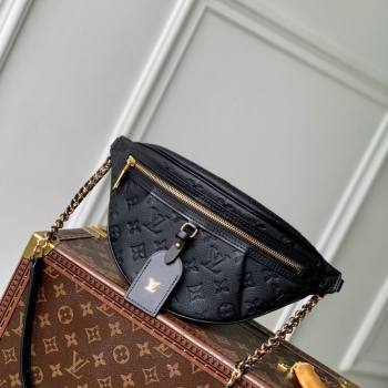 Louis Vuitton High Rise PM bumbag in Black Monogram Leather 2025 M14353 (KI-250523038)