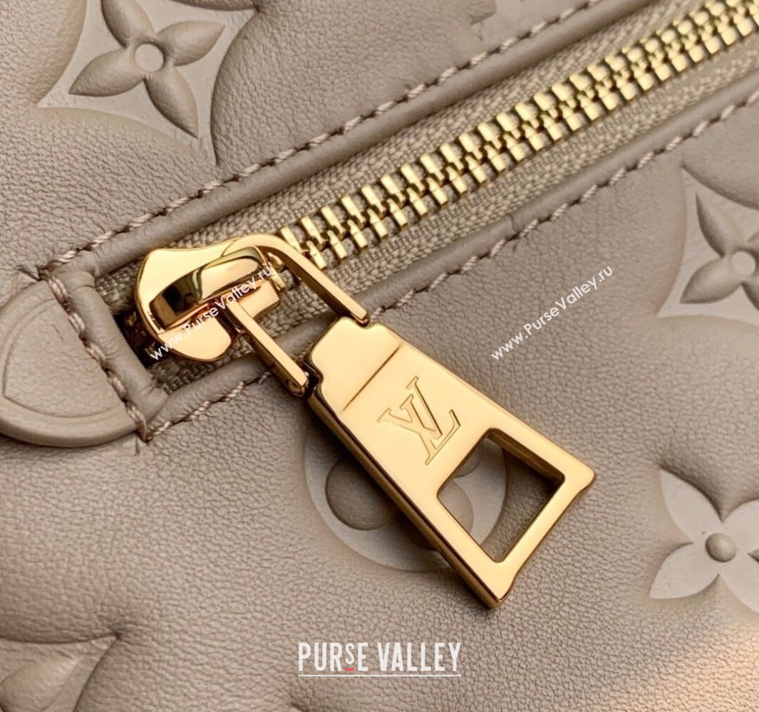 Louis Vuitton Coussin Backpack PM Bag M13357 Monogram Lambskin Leather Beige 2025 (KI-250524017)