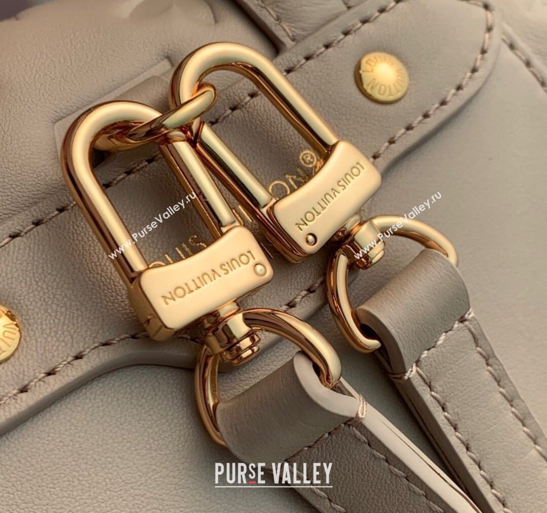 Louis Vuitton Coussin Backpack PM Bag M13357 Monogram Lambskin Leather Beige 2025 (KI-250524017)