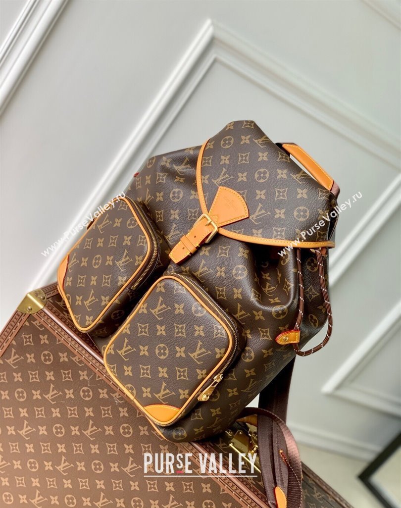 Louis Vuitton Mens Montsouris Cargo Backpack Bag in Monogram Canvas M14015 2025 (KI-250524022)