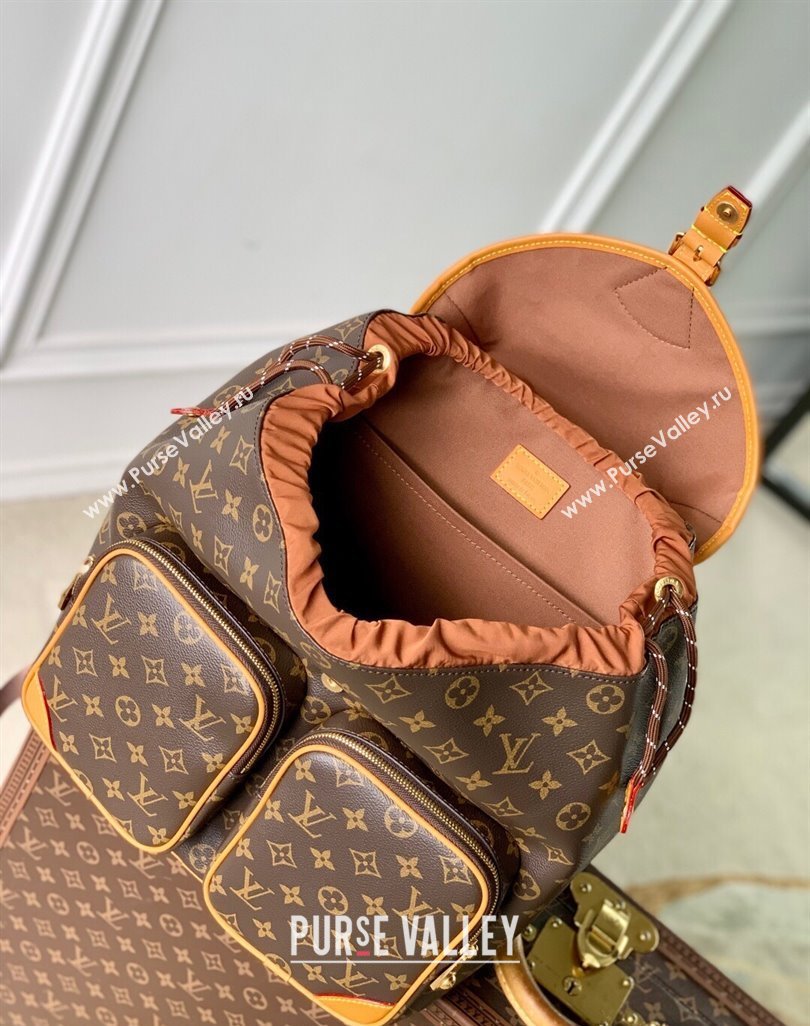 Louis Vuitton Mens Montsouris Cargo Backpack Bag in Monogram Canvas M14015 2025 (KI-250524022)