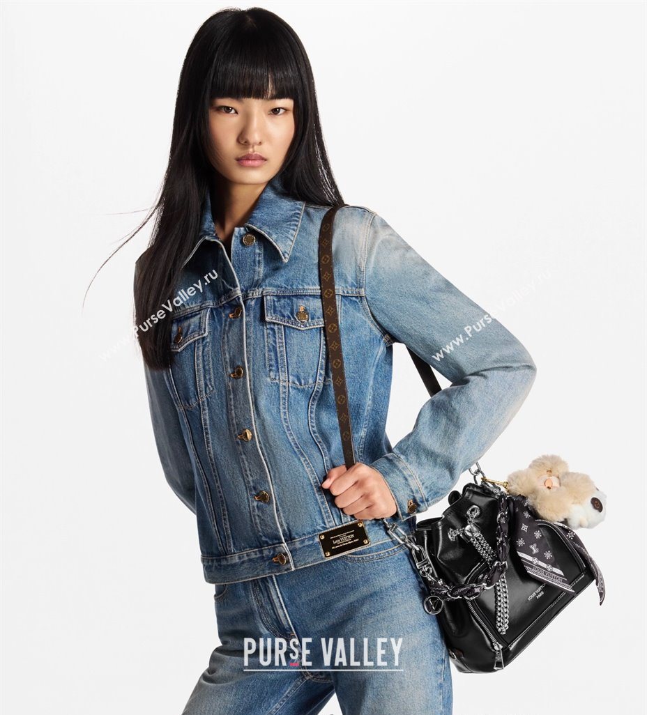 Louis Vuitton No Way Vibe Bag in Black Lambskin Leather M14377 2025 (KI-250524023)