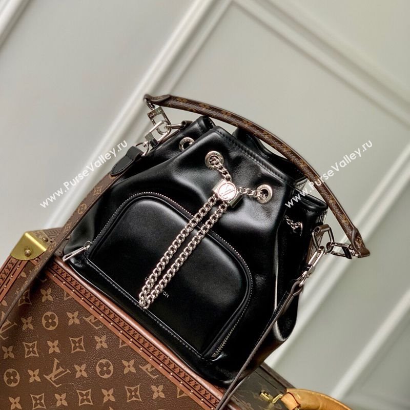 Louis Vuitton No Way Vibe Bag in Black Lambskin Leather M14377 2025 (KI-250524023)
