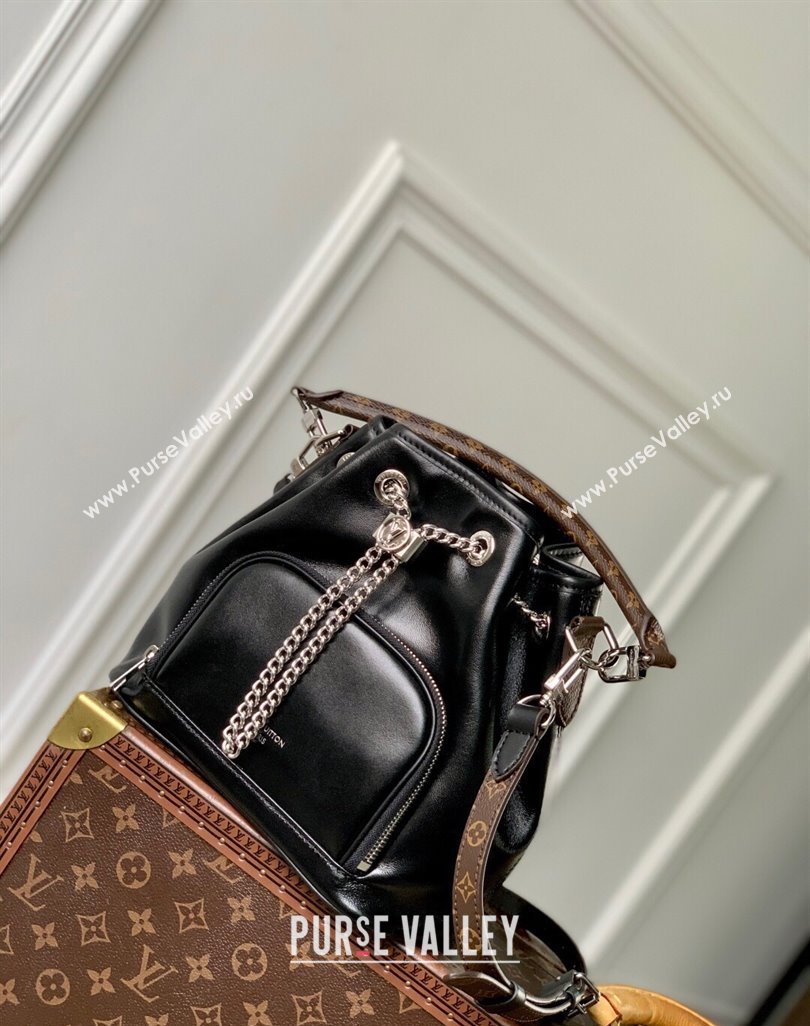 Louis Vuitton No Way Vibe Bag in Black Lambskin Leather M14377 2025 (KI-250524023)