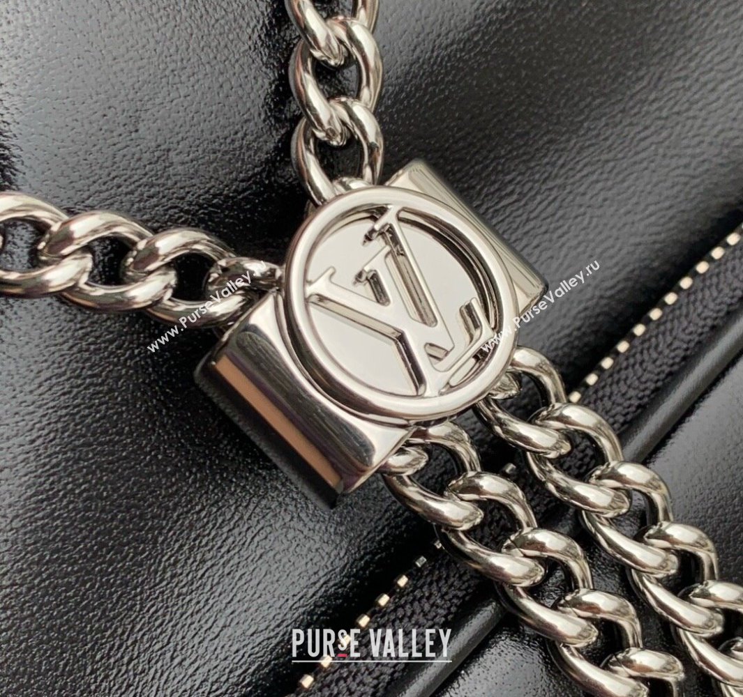 Louis Vuitton No Way Vibe Bag in Black Lambskin Leather M14377 2025 (KI-250524023)