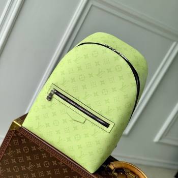 Louis Vuitton Discovery Slim Backpack Bag in Monogram Canvas and Leather M14076 Lemon Yellow 2025 (KI-250523045)