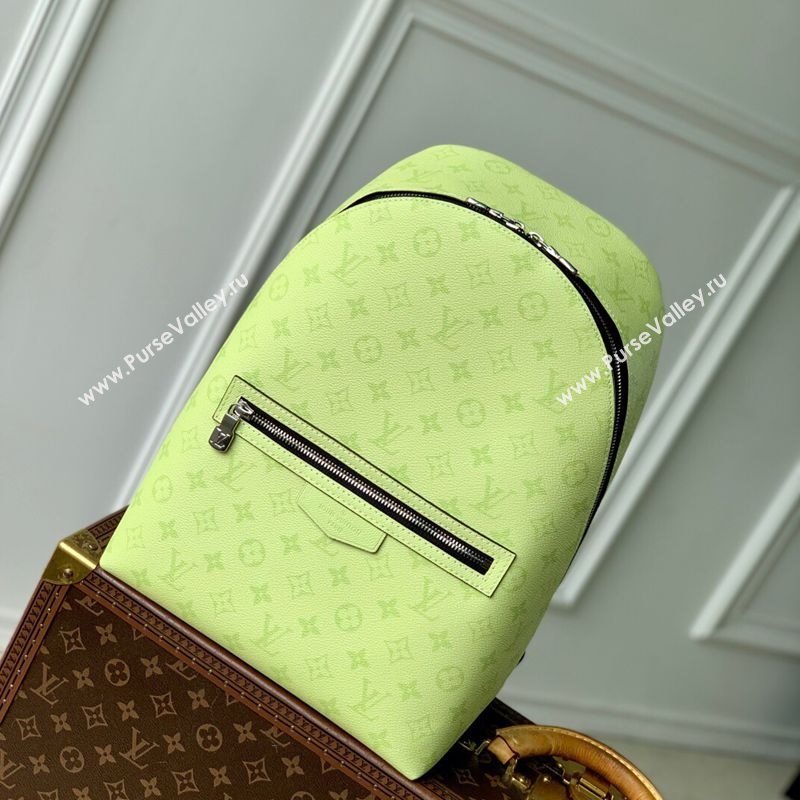 Louis Vuitton Discovery Slim Backpack Bag in Monogram Canvas and Leather M14076 Lemon Yellow 2025 (KI-250523045)