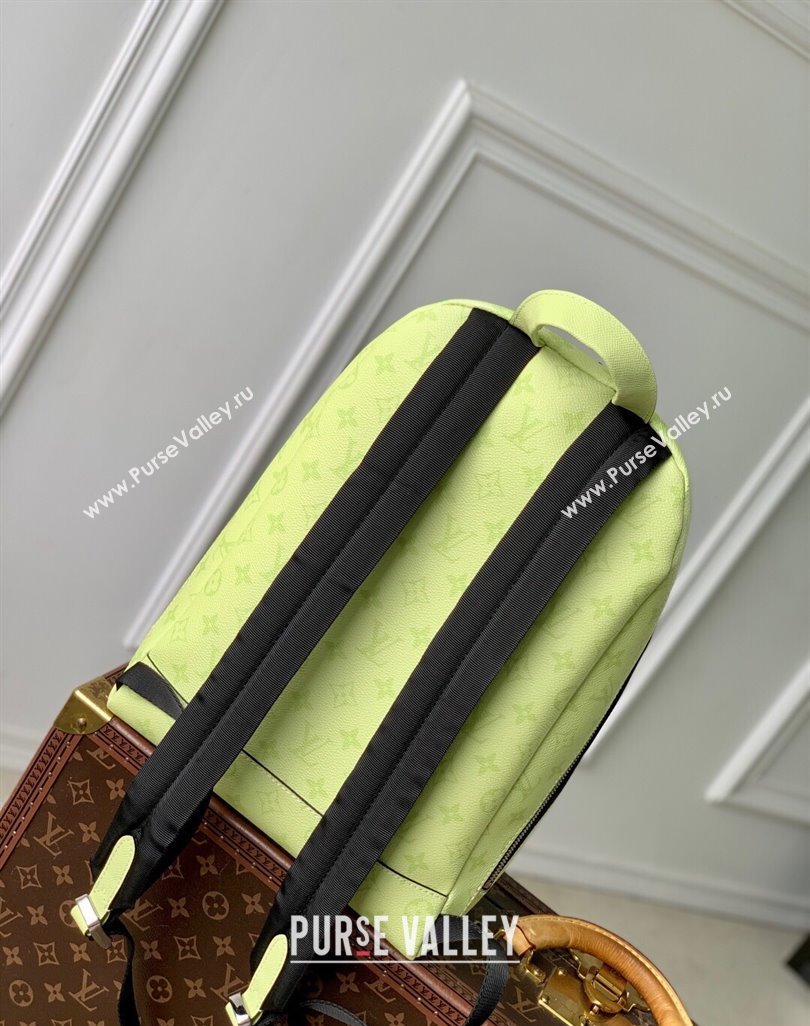 Louis Vuitton Discovery Slim Backpack Bag in Monogram Canvas and Leather M14076 Lemon Yellow 2025 (KI-250523045)