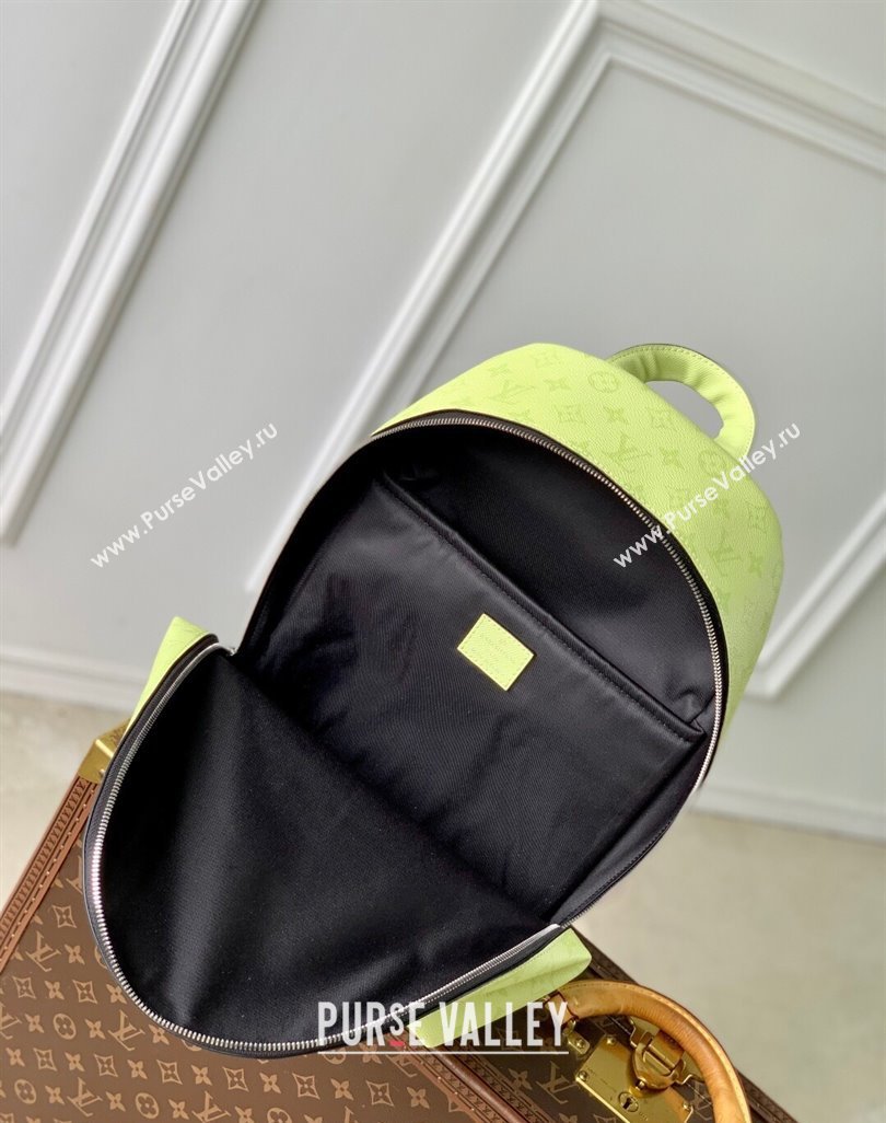 Louis Vuitton Discovery Slim Backpack Bag in Monogram Canvas and Leather M14076 Lemon Yellow 2025 (KI-250523045)