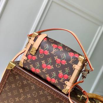 Louis Vuitton LV x TM Side Trunk MM Bag in Monogram Cherry Canvas M14278 2025 (KI-250523003)