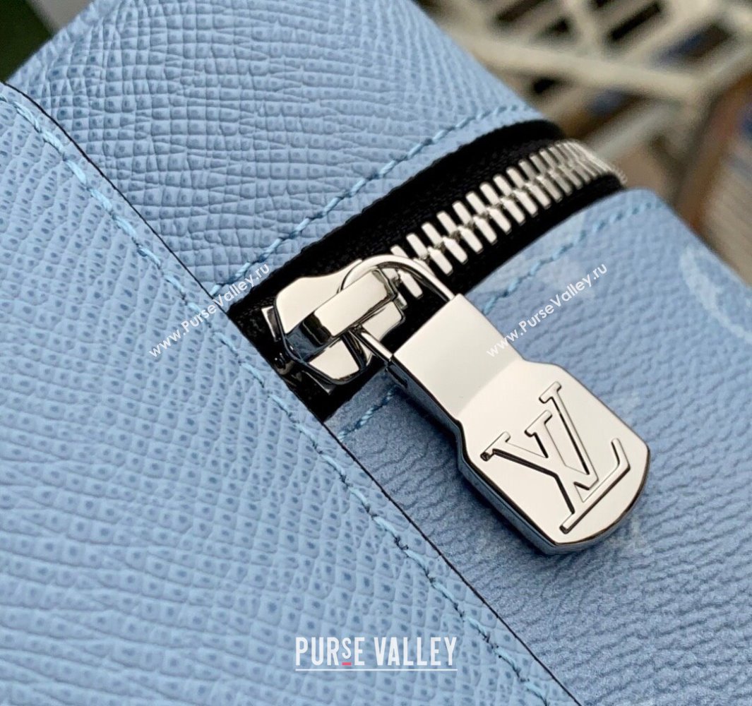 Louis Vuitton Discovery Slim Backpack Bag in Monogram Canvas and Leather M14072 Sky Blue 2025 (KI-250523046)