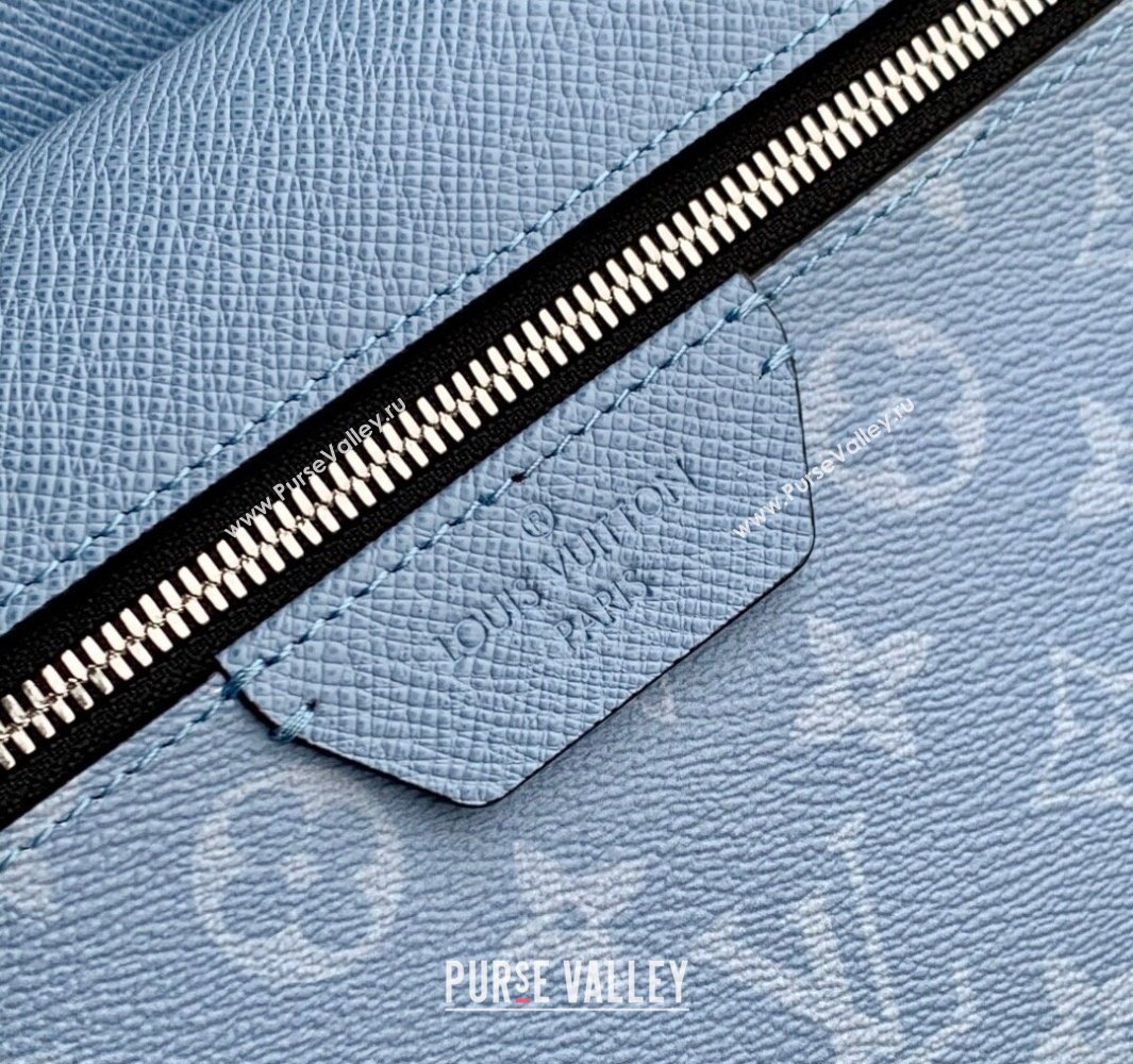 Louis Vuitton Discovery Slim Backpack Bag in Monogram Canvas and Leather M14072 Sky Blue 2025 (KI-250523046)