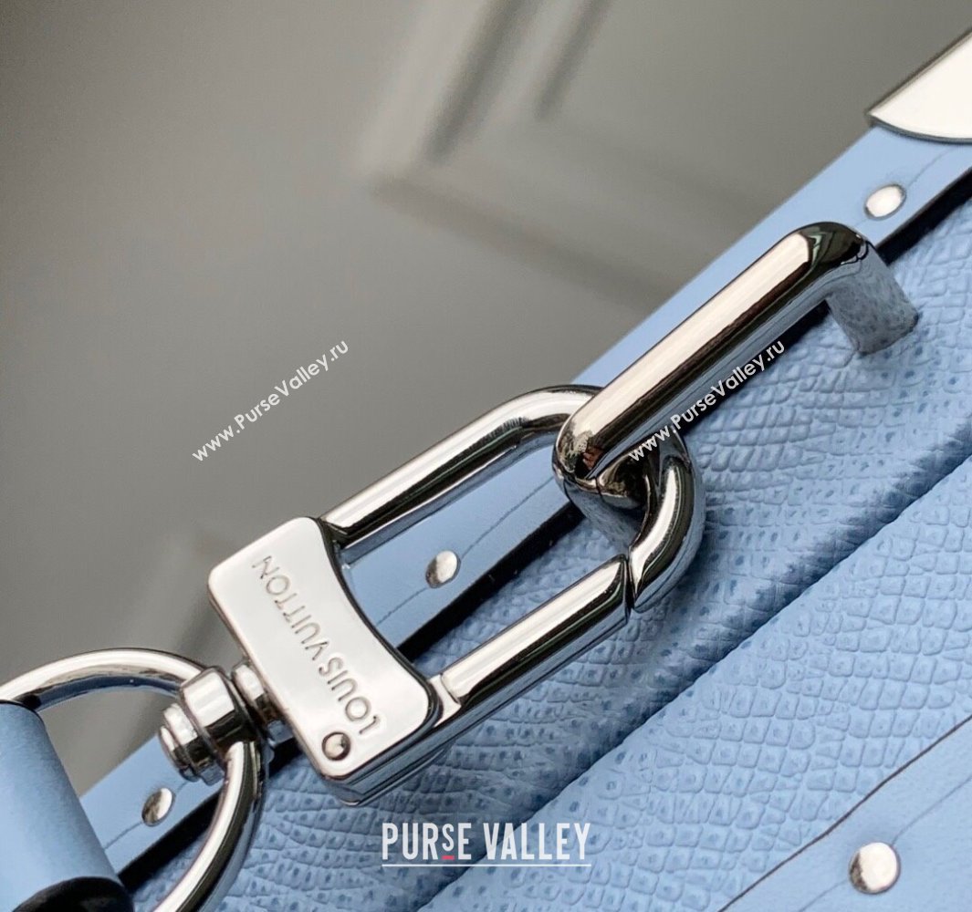 Louis Vuitton Wallet Trunk Taigarama Bag in Sky Blue Monogram Canvas and Leather M13562 2025 (KI-250523047)