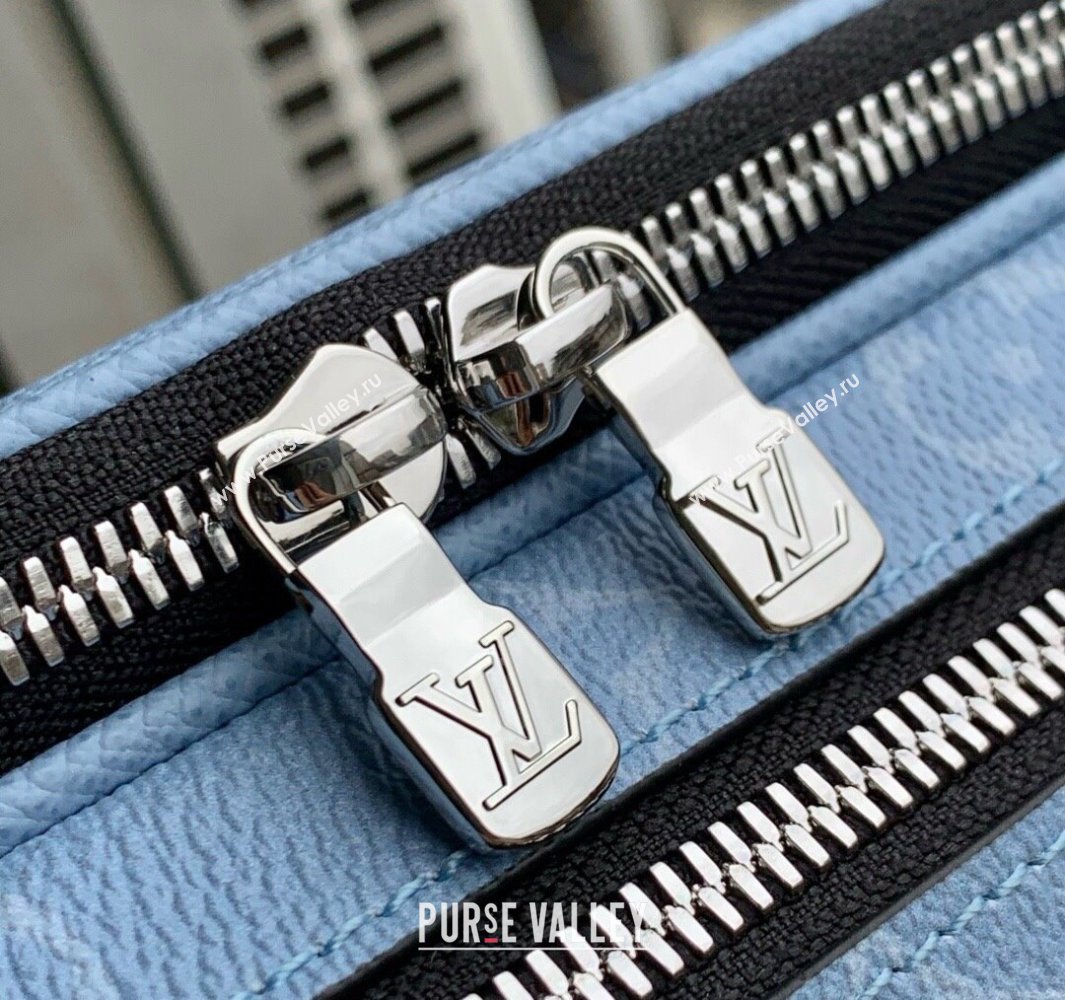 Louis Vuitton Alpha Messenger Bag in Sky Blue Monogram Canvas and Leather M14073 2025 (KI-250523048)