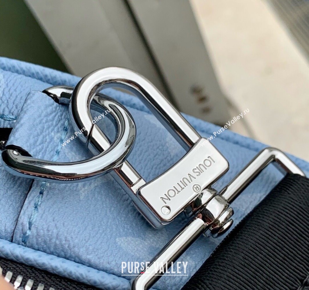 Louis Vuitton Alpha Messenger Bag in Sky Blue Monogram Canvas and Leather M14073 2025 (KI-250523048)