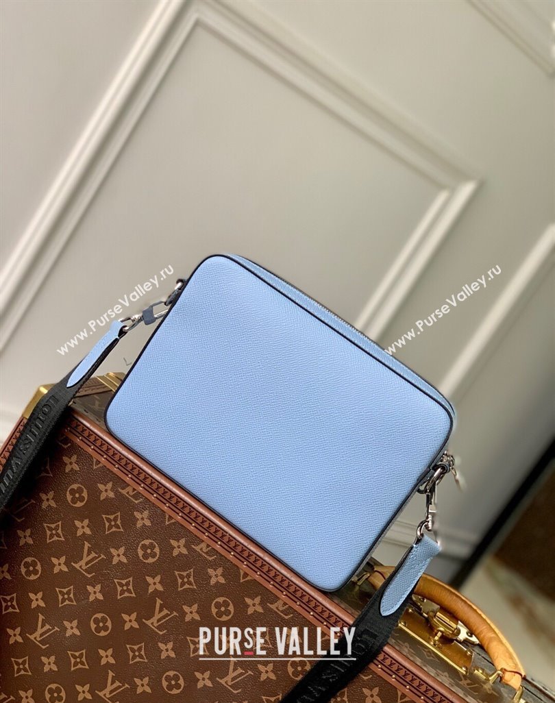 Louis Vuitton Trio Messenger Bag in Sky Blue Monogram Canvas and Leather M14069 2025 (KI-250523049)