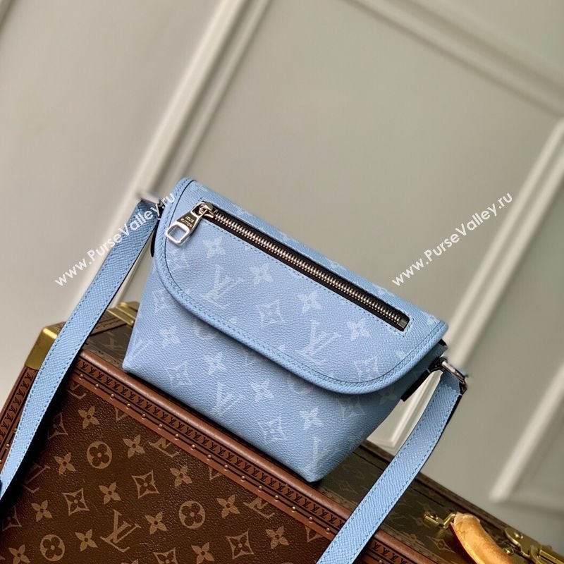Louis Vuitton Pulse Wearable Wallet Bag in Sky Blue Monogram Canvas and Leather M14116 2025 (KI-250523050)