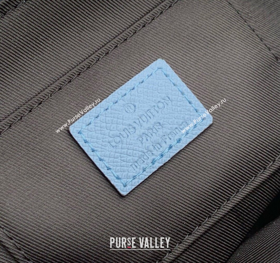 Louis Vuitton Pulse Wearable Wallet Bag in Sky Blue Monogram Canvas and Leather M14116 2025 (KI-250523050)