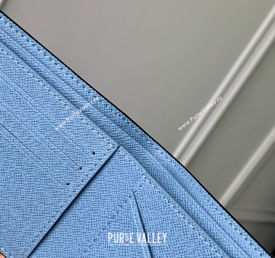 Louis Vuitton Multiple Wallet in Sky Blue Monogram Canvas and Leather M14111 2025 (KI-250523055)