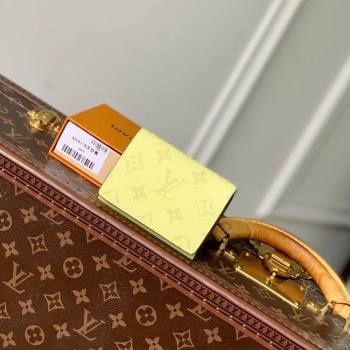 Louis Vuitton Envelope Business Card Holder in Lemon Yellow Monogram Canvas and Leather M14118 2025 (KI-250523054)