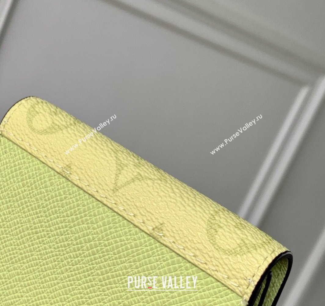 Louis Vuitton Envelope Business Card Holder in Lemon Yellow Monogram Canvas and Leather M14118 2025 (KI-250523054)