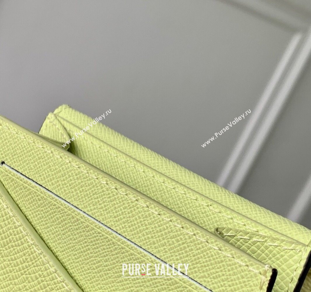 Louis Vuitton Envelope Business Card Holder in Lemon Yellow Monogram Canvas and Leather M14118 2025 (KI-250523054)