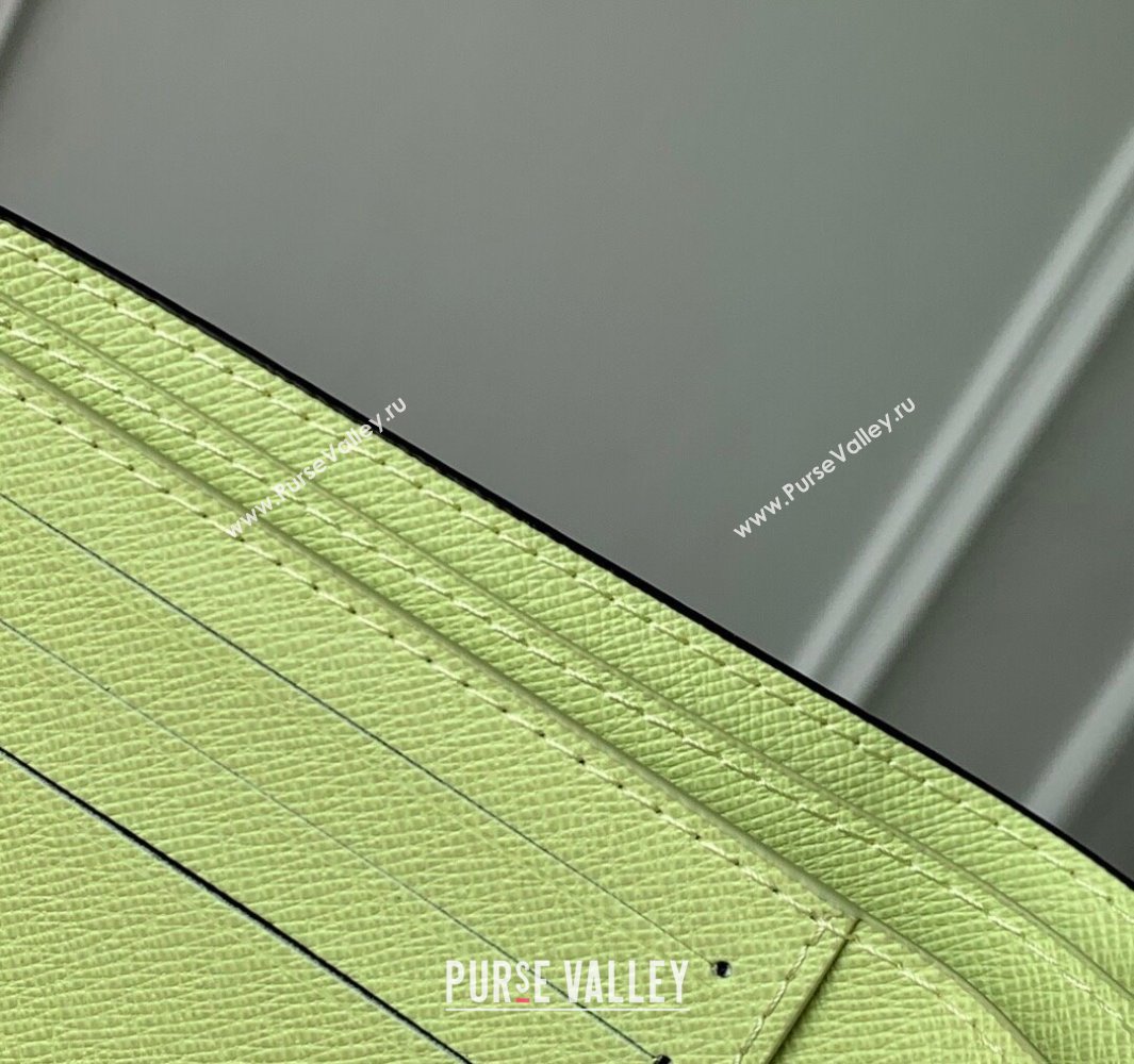 Louis Vuitton Multiple Wallet in Sky Blue Monogram Canvas and Leather M14111 Lemon Yellow 2025 (KI-250523056)