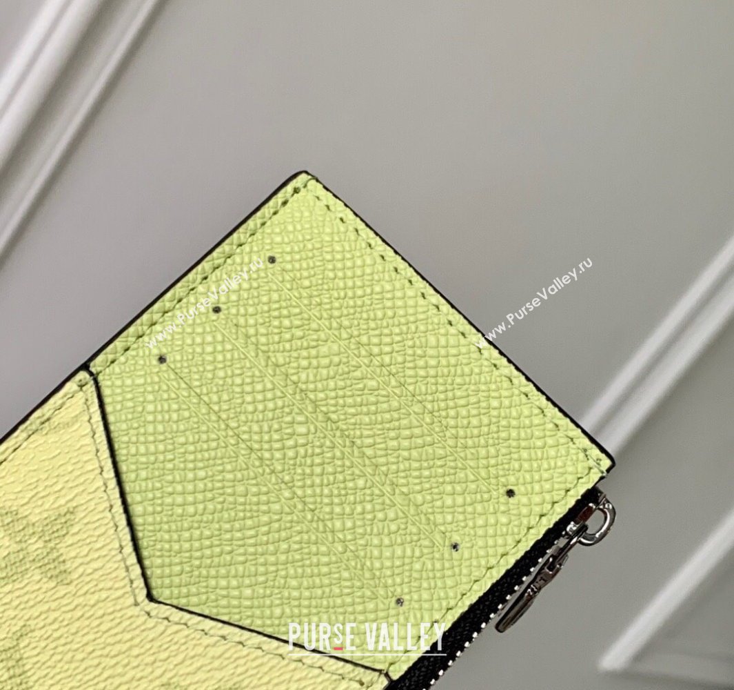Louis Vuitton Coin Card Holder in Lemon Yellow Monogram Canvas and Leather M14109 2025 (KI-250523061)