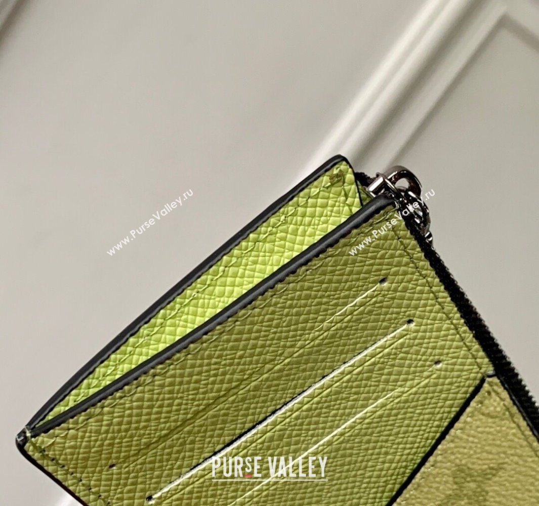 Louis Vuitton Coin Card Holder in Lemon Yellow Monogram Canvas and Leather M14109 2025 (KI-250523061)