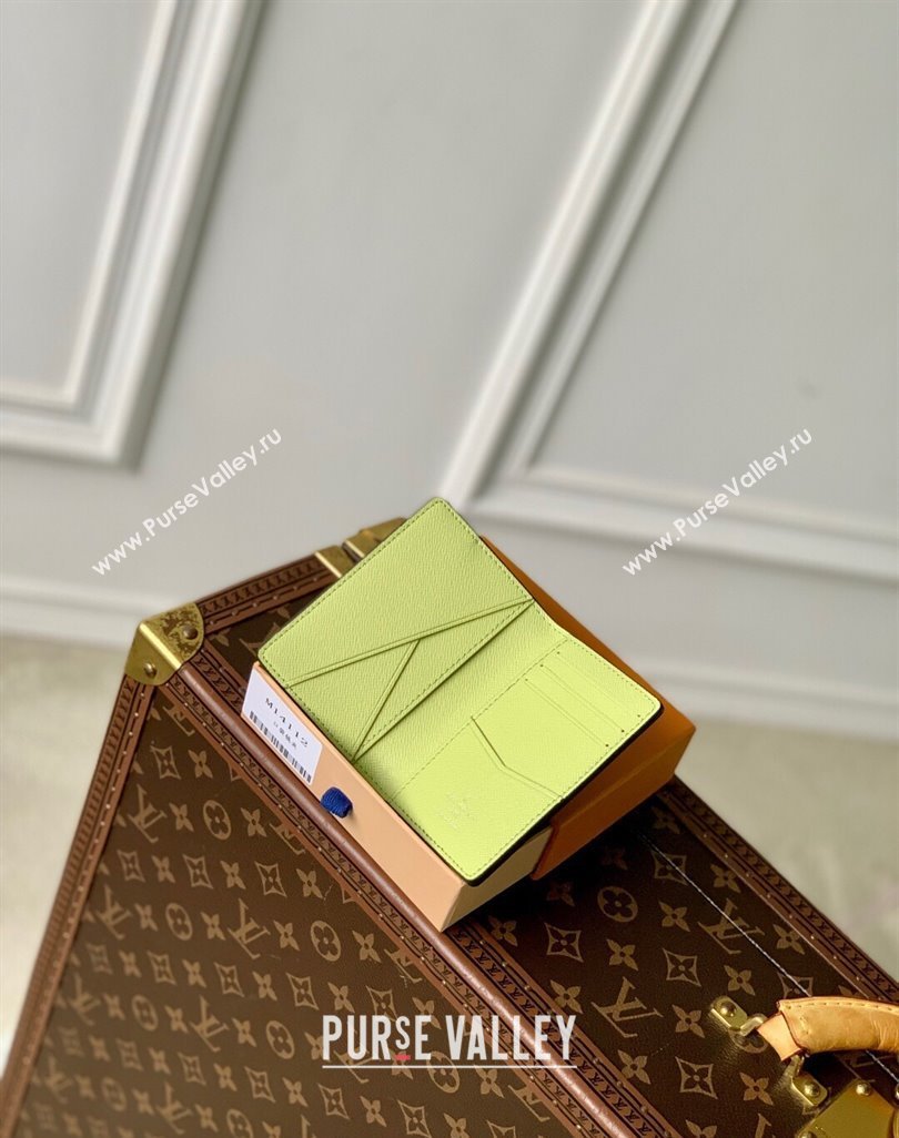 Louis Vuitton Pocket Organizer Wallet in Lemon Yellow Monogram Canvas and Leather M14113 2025 (KI-250523060)