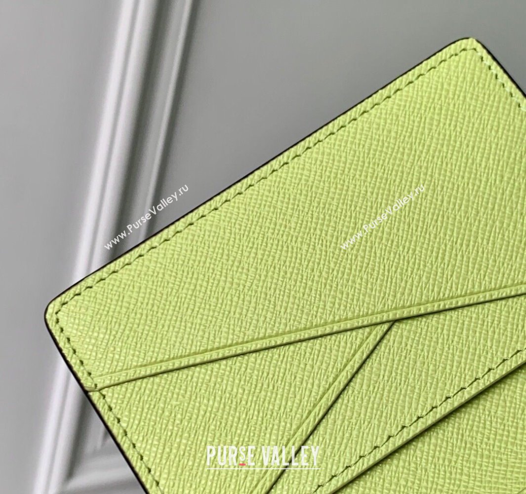 Louis Vuitton Pocket Organizer Wallet in Lemon Yellow Monogram Canvas and Leather M14113 2025 (KI-250523060)