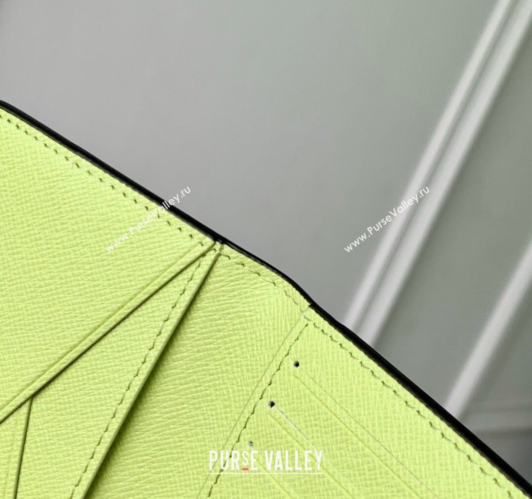 Louis Vuitton Pocket Organizer Wallet in Lemon Yellow Monogram Canvas and Leather M14113 2025 (KI-250523060)