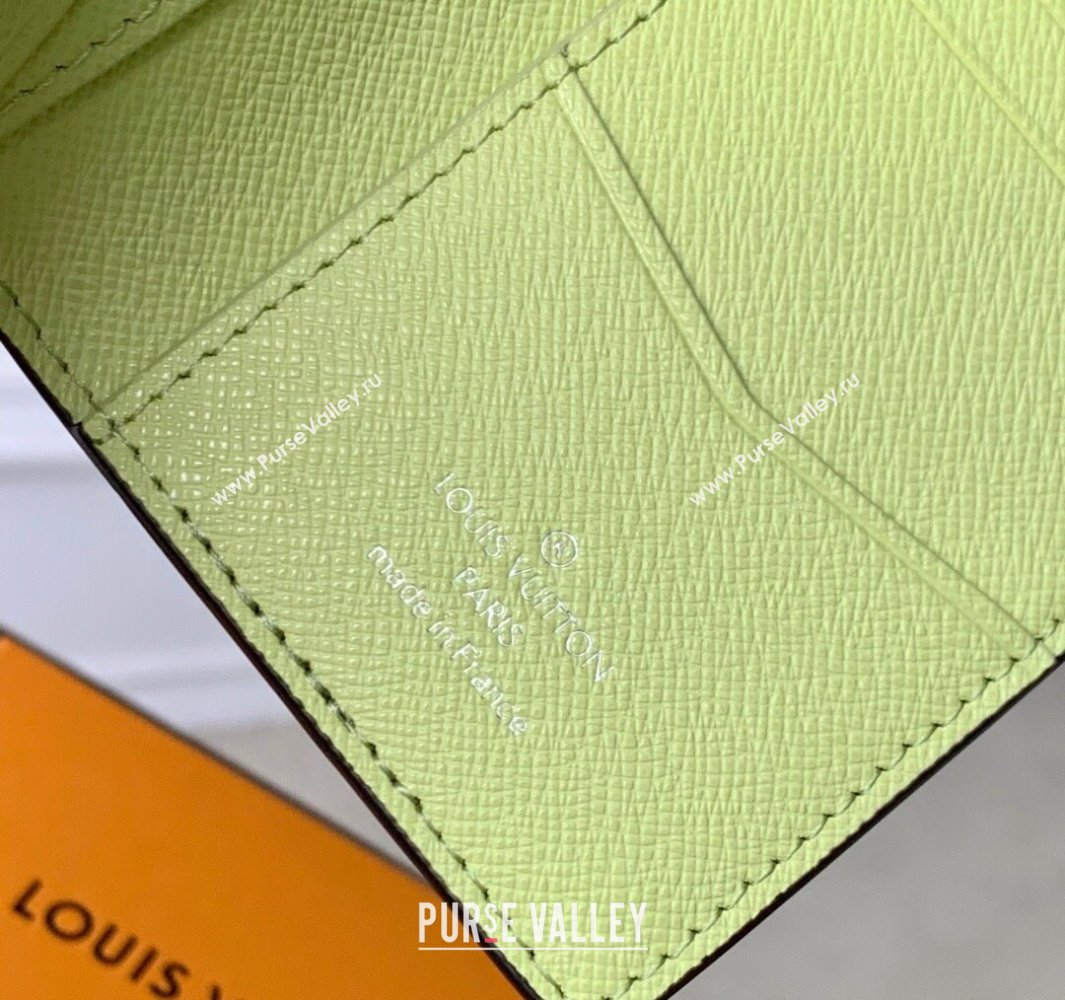 Louis Vuitton Pocket Organizer Wallet in Lemon Yellow Monogram Canvas and Leather M14113 2025 (KI-250523060)