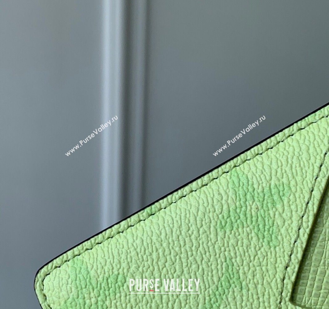Louis Vuitton Porte-Cartes Magnet Card Holder in Monogram Canvas and Leather M14120 Lemon Yellow 2025 (KI-250523043)