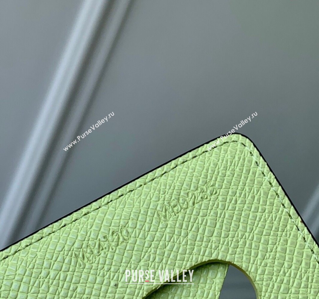 Louis Vuitton Porte-Cartes Magnet Card Holder in Monogram Canvas and Leather M14120 Lemon Yellow 2025 (KI-250523043)