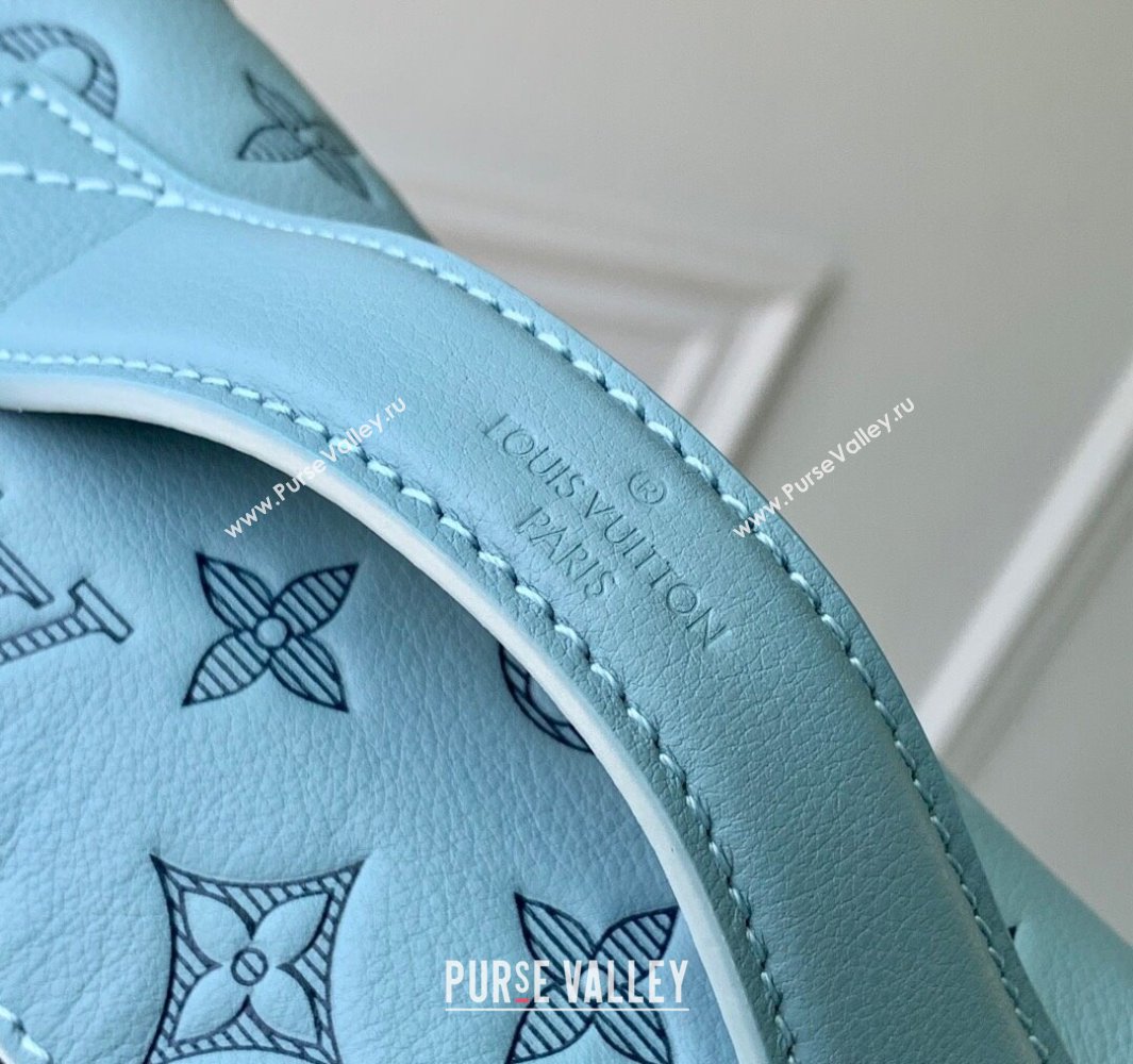Louis Vuitton Rush Bumbag in Monogram Shadow Leather M14782 Sky Blue 2025 (KI-250523062)