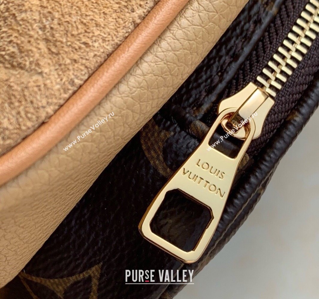 Louis Vuitton Mens Keepall Bandouliere 25 Bag in Beige Leather and Monogram Canvas M12627 2025 (KI-250524025)