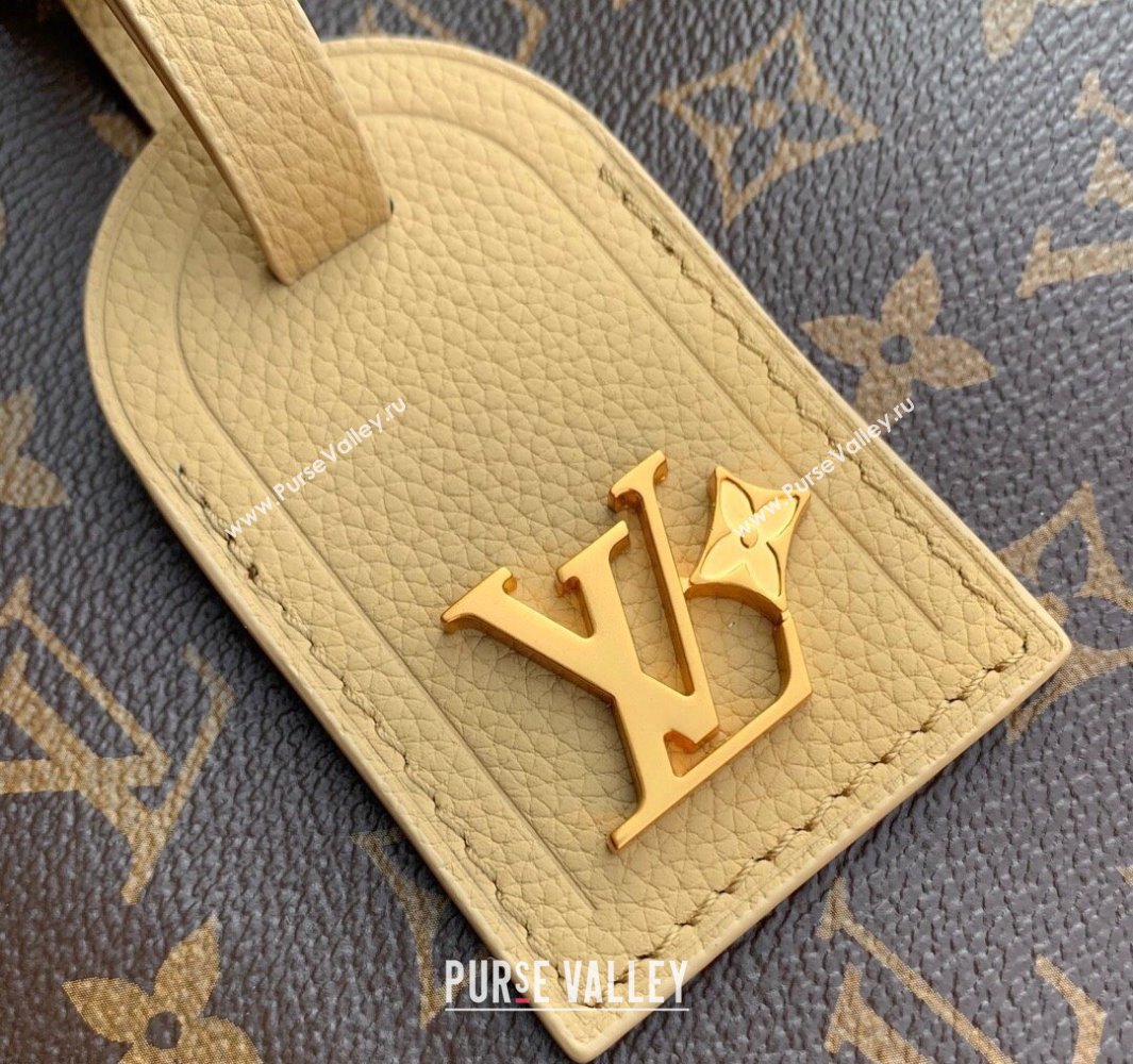 Louis Vuitton Mens Outdoor Backpack Bag in Beige Leather and Monogram Canvas M12624 2025 (KI-250524026)